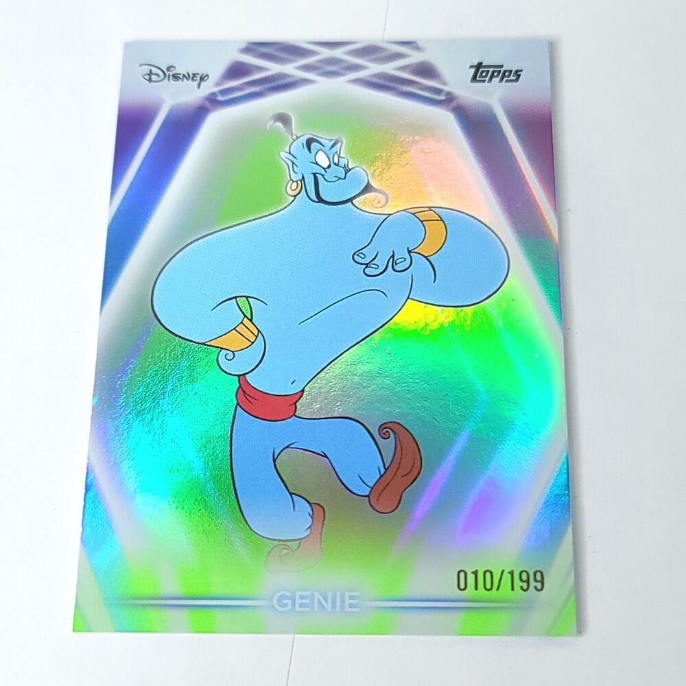 Genie Topps 2026 Disney Neon Holo Parallel Refractor Limited 010/199